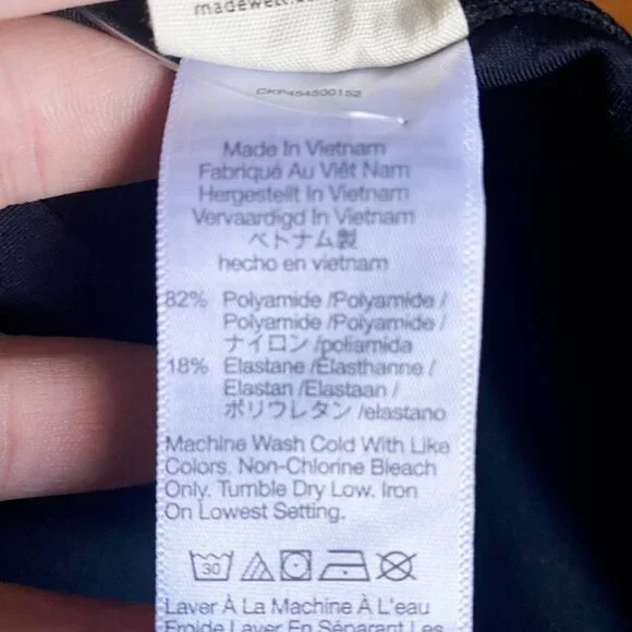 NWT Madewell BlackHigh Waisted Leggings 1X - Picture 6 of 7